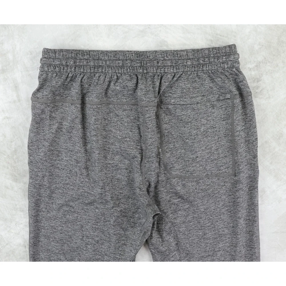 Lululemon Soft Jersey Jogger Mens Large Gray Heathered Slim Tapered M5BBYS NWOT